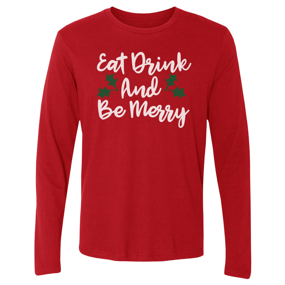 Christmas Eat Drink And Be Merry WHT