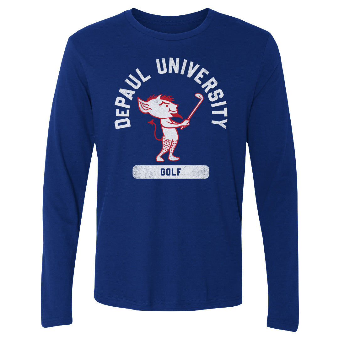 DePaul Blue Demons Mascot Golf WHT