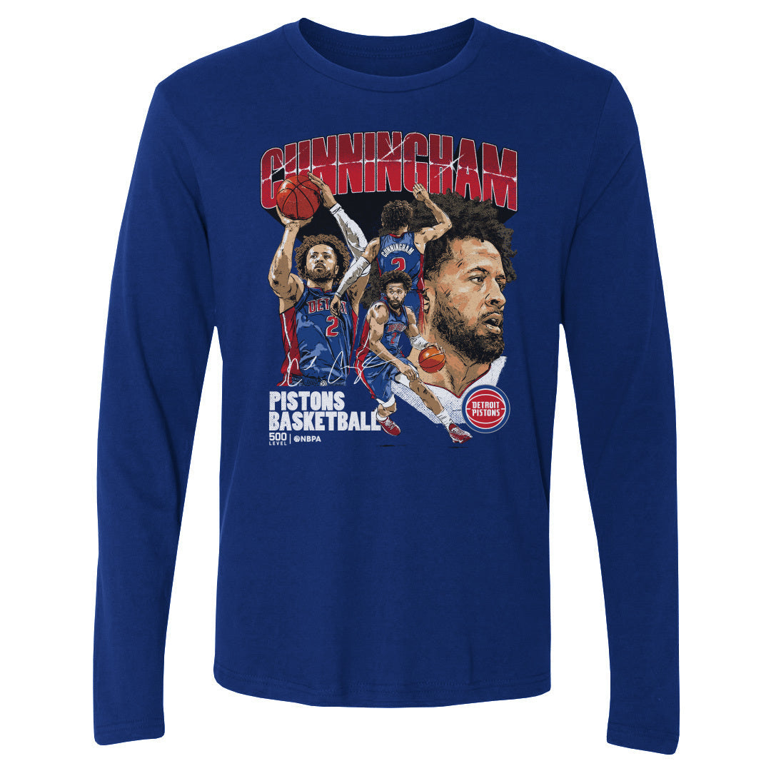 Cade Cunningham Detroit Pistons Collage WHT