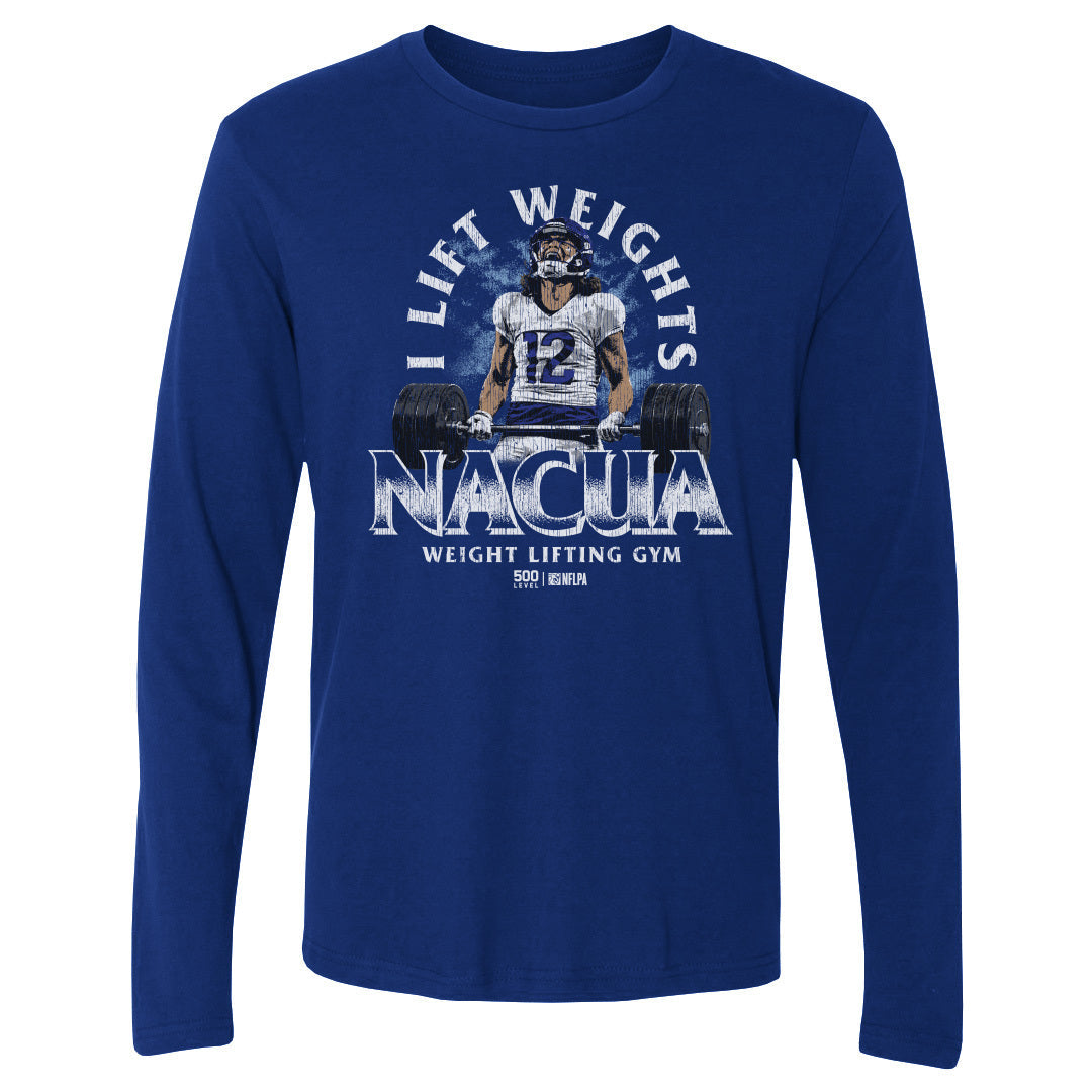 Puka Nacua Los Angeles R I Lift Weights WHT