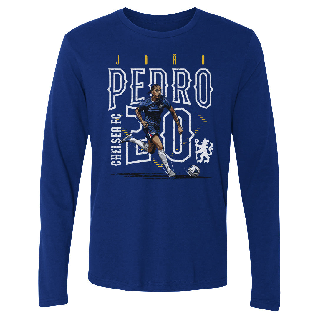 Joao Pedro Chelsea FC Outline Number WHT