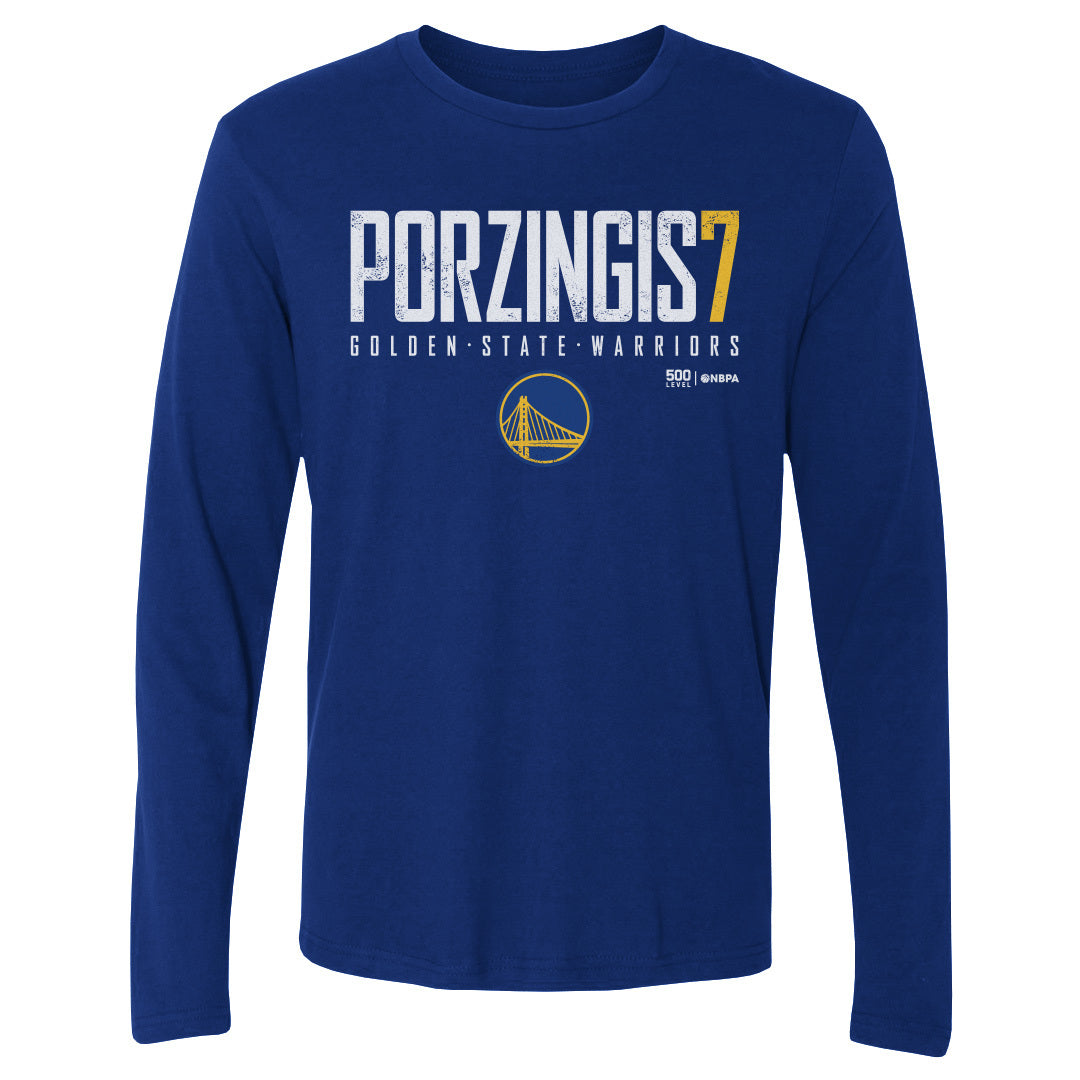 Kristaps Porzingis Golden State Warriors Elite WHT