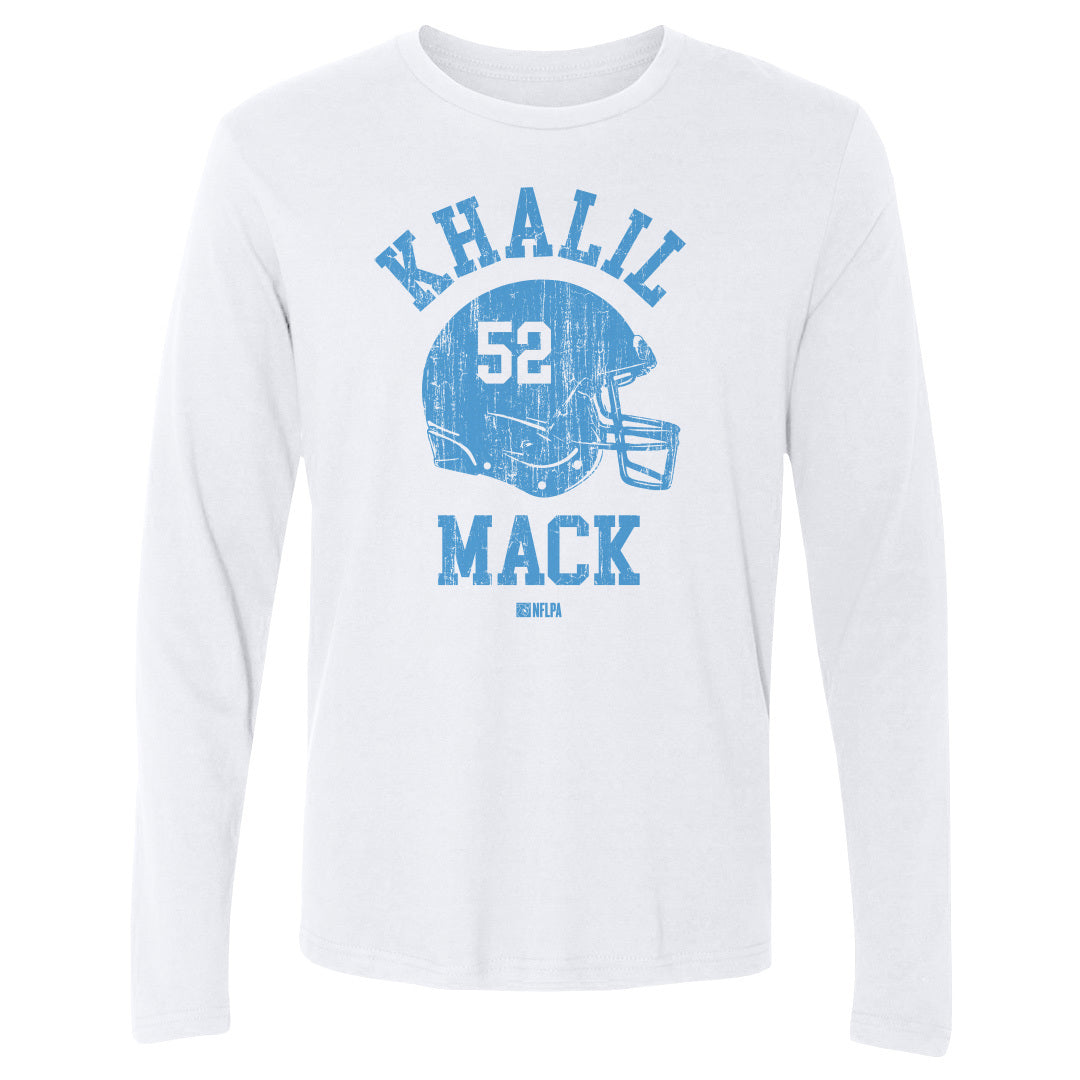 Khalil Mack Los Angeles C Helmet Font