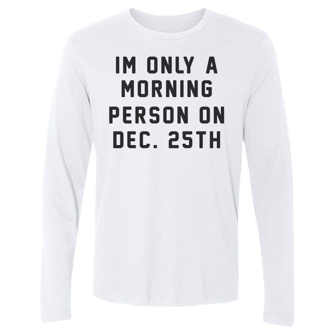 Christmas Morning Person On Christmas