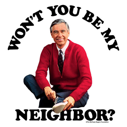 Mister Rogers Won't You Be My Neighbor Mens T Shirt White