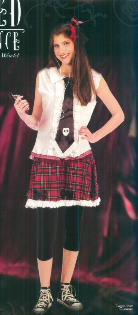 Wicked Innocence School Girl Junior Costume Size Large 12-14
