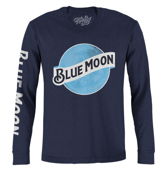 Blue Moon Long Sleeve Shirt Navy Blue