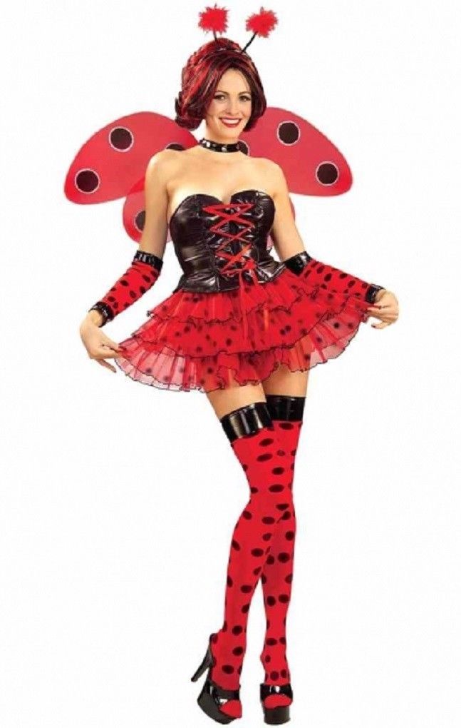 Luscious Ladybug Sexy Adult Costume Size Medium/Large