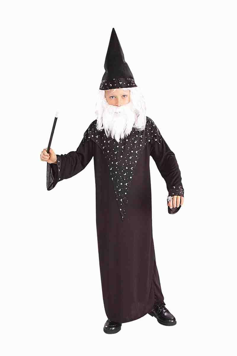 Kids Wizard Child Costume Small 4-6