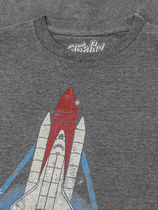 NASA Space Shuttle Mens T Shirt Gray