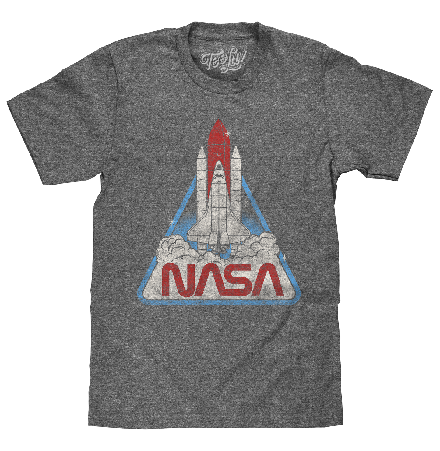NASA Space Shuttle Mens T Shirt Gray