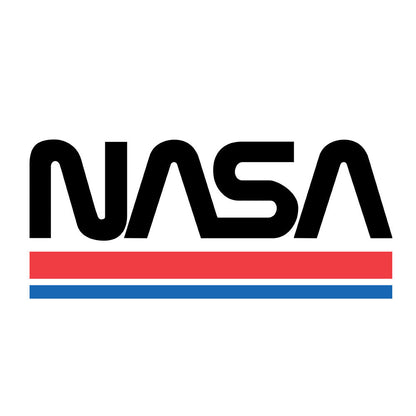 NASA Worm Logo Hooded Sweatshirt Hoodie White