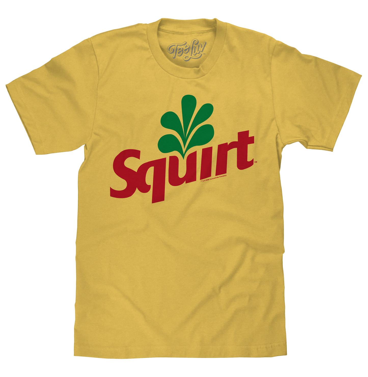 Squirt Grapefruit Soda Logo Mens T Shirt Banana Yellow