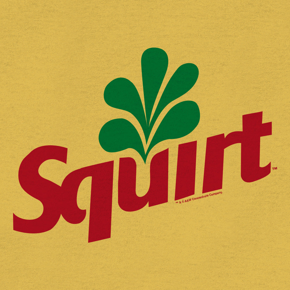 Squirt Grapefruit Soda Logo Mens T Shirt Banana Yellow
