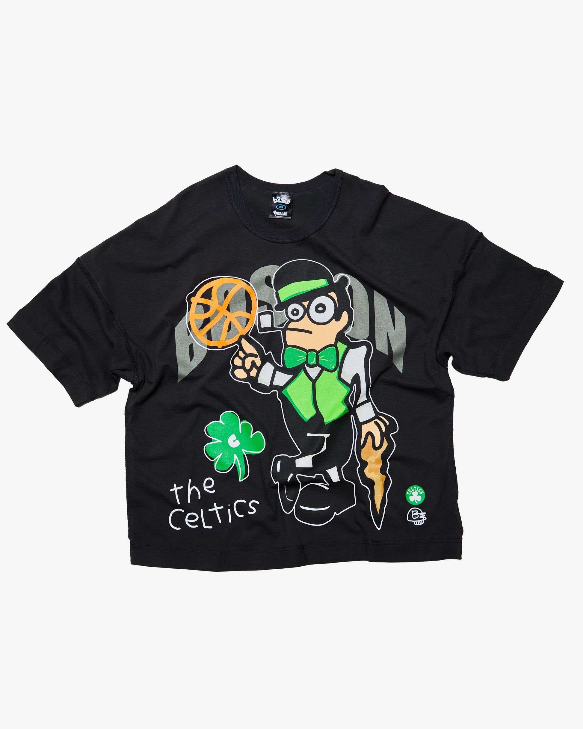 B2SS Boston Celtics NBA Tee Mens T Shirt Black