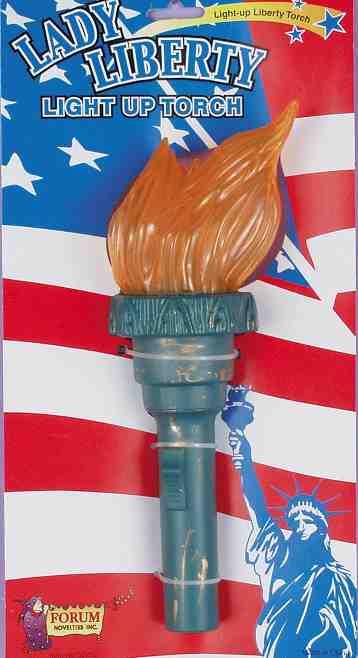 Lady Liberty Light up Torch 4th of July Independence Day Costume Prop