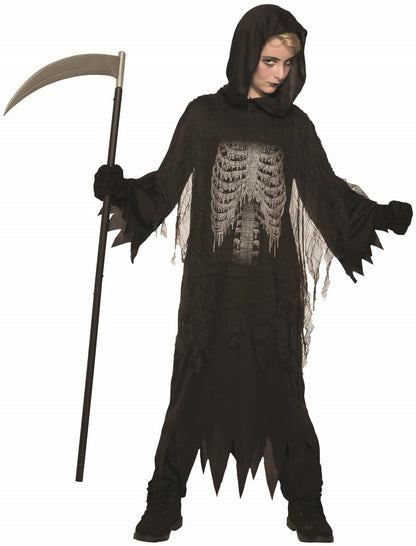 Night Reaper Child Grim Reaper Death Tattered RobeChild Small 4--6