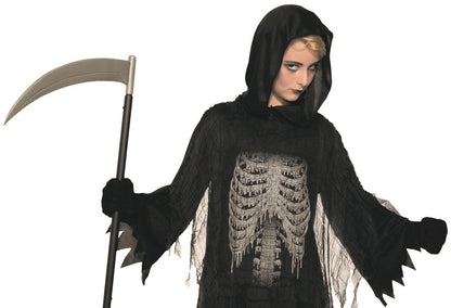 Night Reaper Child Grim Reaper Death Tattered RobeChild Small 4--6
