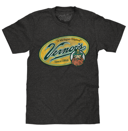 Vernor's Ginger Ale Mens T Shirt Gray