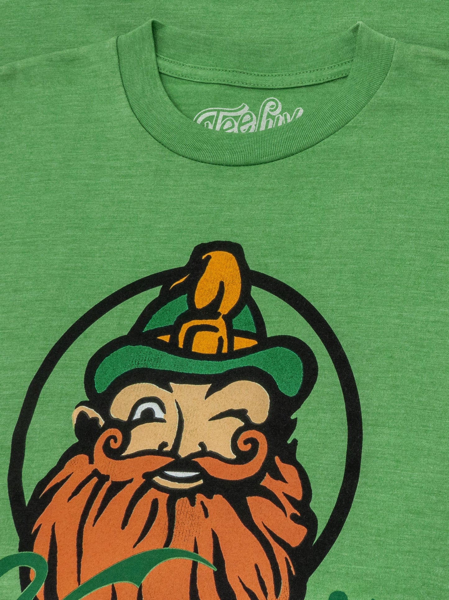 Vernor's Gnome Logo Mens T Shirt Green