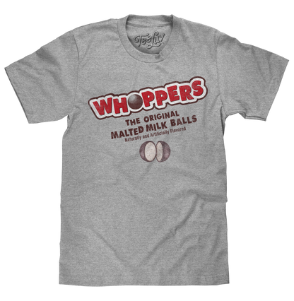 Whoppers The Original Malted Milk Ball Mens T Shirt Athletic Heather