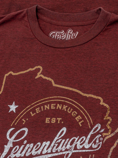 Leinenkugel's Wisconsin Mens T Shirt Red