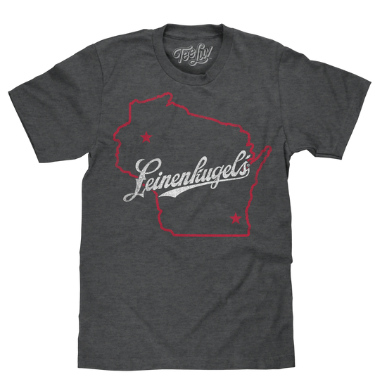 Leinenkugel's Wisconsin Mens T Shirt Gray