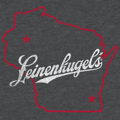 Leinenkugel's Wisconsin Mens T Shirt Gray