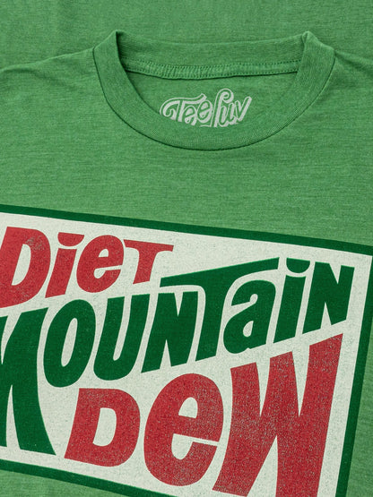 Diet Mountain Dew Mens T Shirt Kelly Green