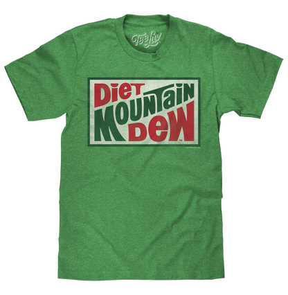 Diet Mountain Dew Mens T Shirt Kelly Green