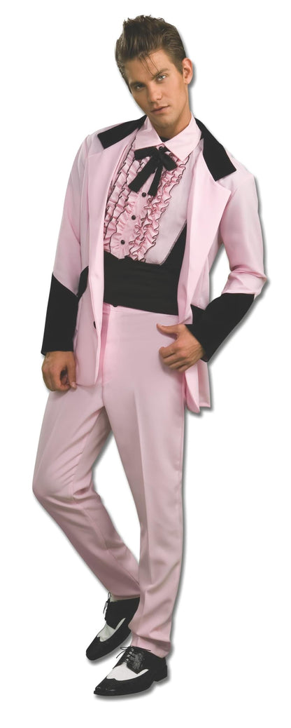 Pink Lounge Lizard 50's Prom King Suit Adult Costume Size Standard