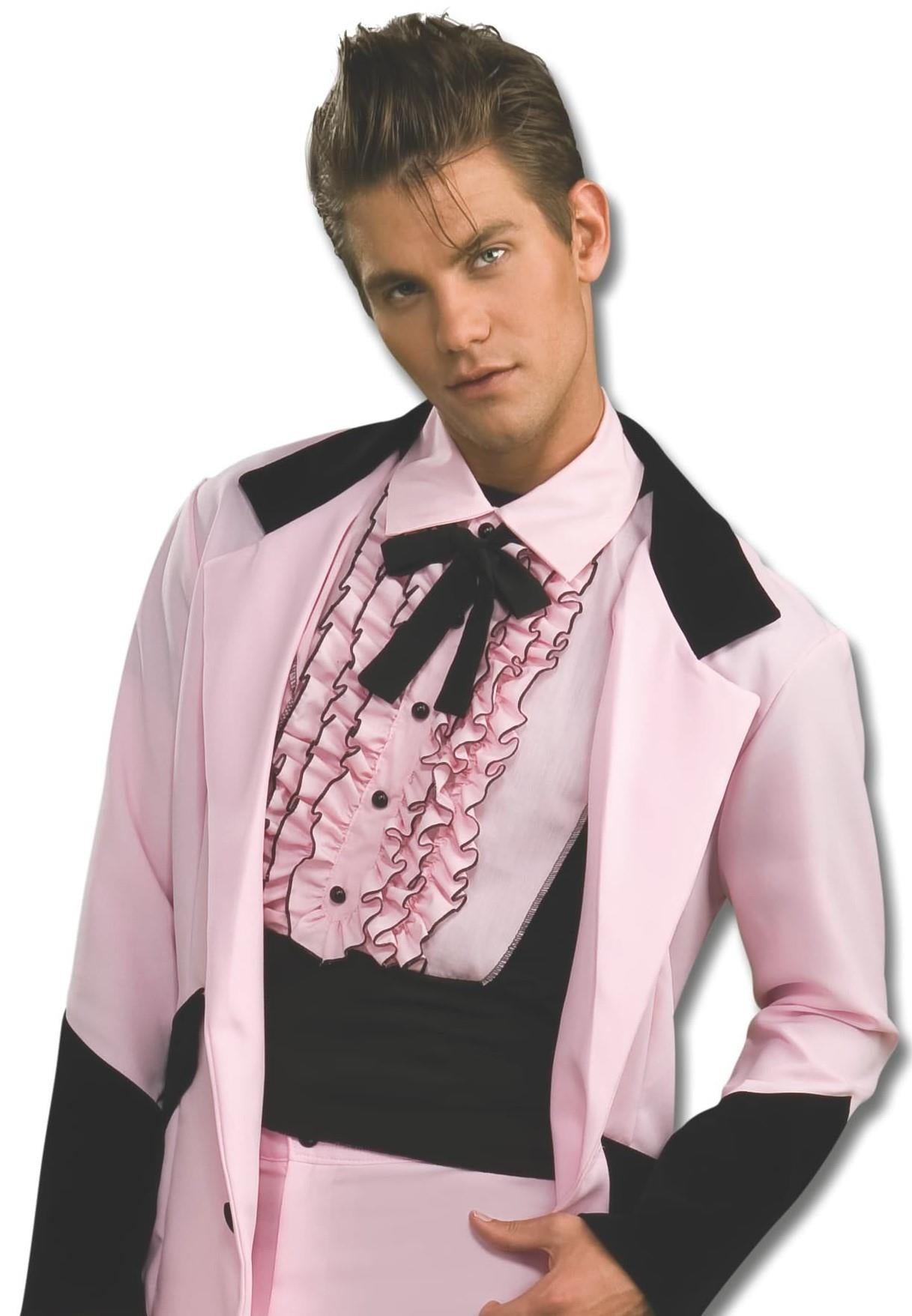 Pink Lounge Lizard 50's Prom King Suit Adult Costume Size Standard