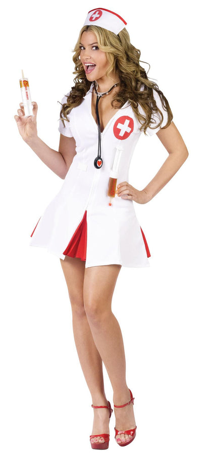 Say Ahhh! Sexy Adult Nurse Costume Shots