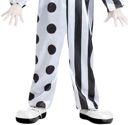 Black and White Killer Clown Child Costume