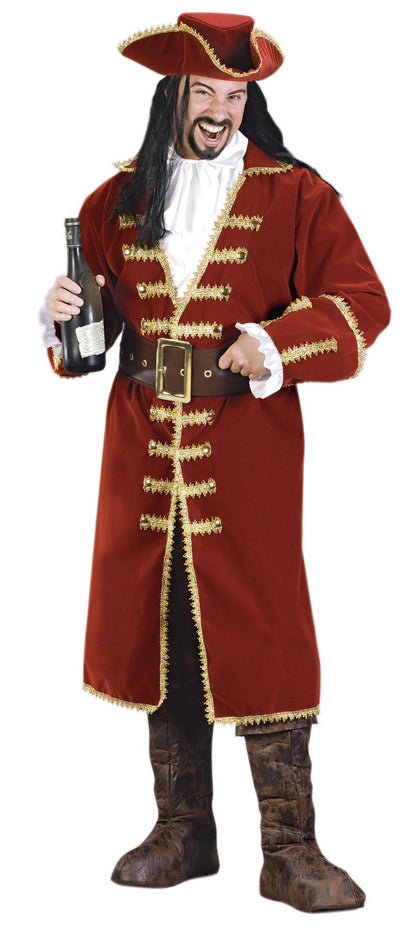 Captain Hook Black Heart Adult Pirate Costume
