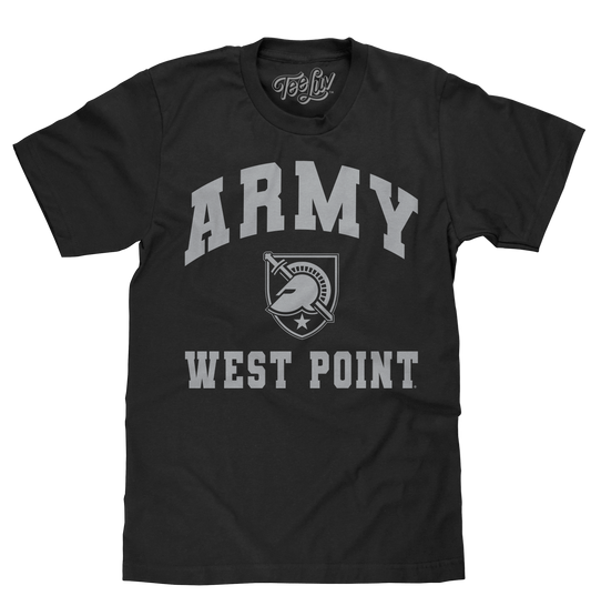 Army West Point Mens T Shirt Black