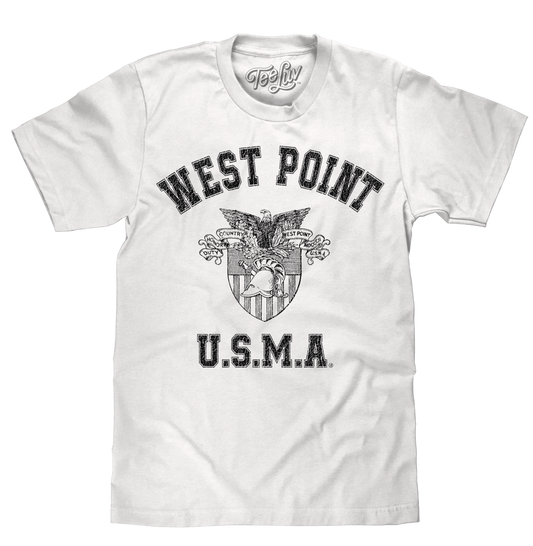 West Point U.S.M.A Mens T Shirt White