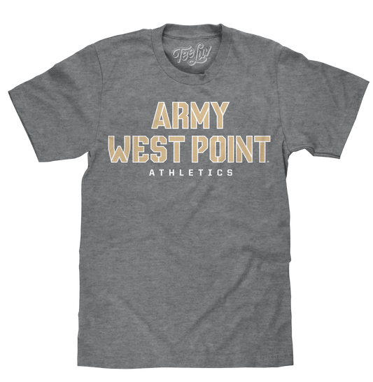 Army West Point Athletics Mens T Shirt Gray