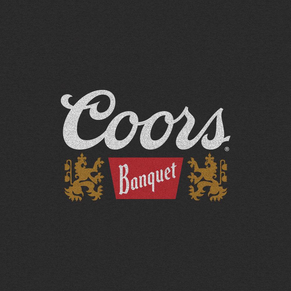 Made in the USA Coors Banquet Golden Colorado Front and Back Beer Mens T Shirt Asphalt Gray