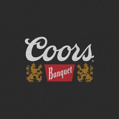 Made in the USA Coors Banquet Golden Colorado Front and Back Beer Mens T Shirt Asphalt Gray