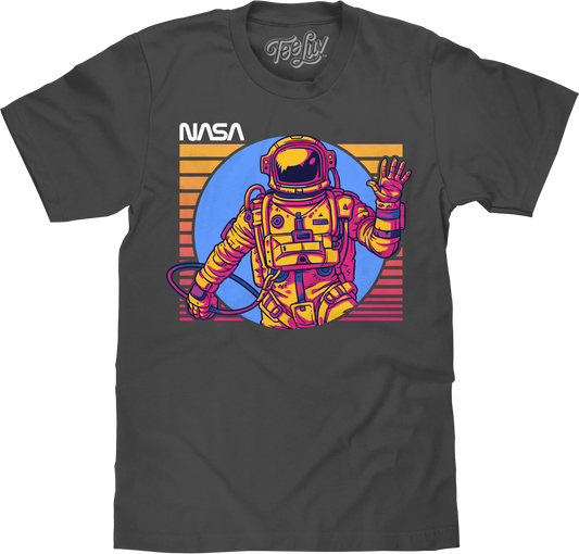 NASA Astronaut Mens T Shirt Charcoal