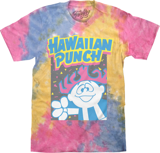 Retro Hawaiian Punch Tie Dye Mens T Shirt Sherbert Tie Dye