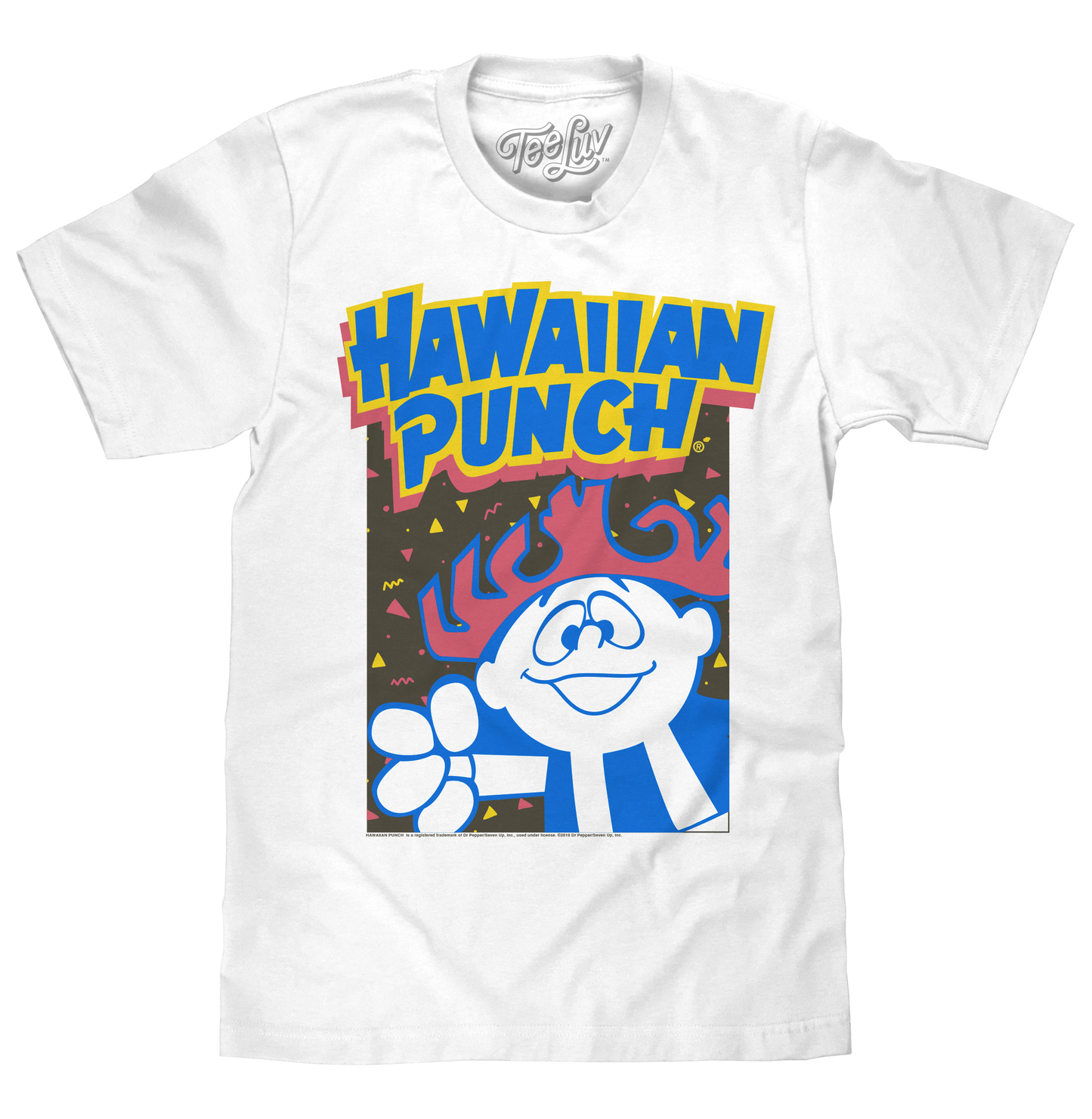 Hawaiian Punch Neon Punchy Mens T Shirt White