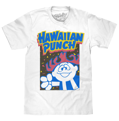 Hawaiian Punch Neon Punchy Mens T Shirt White