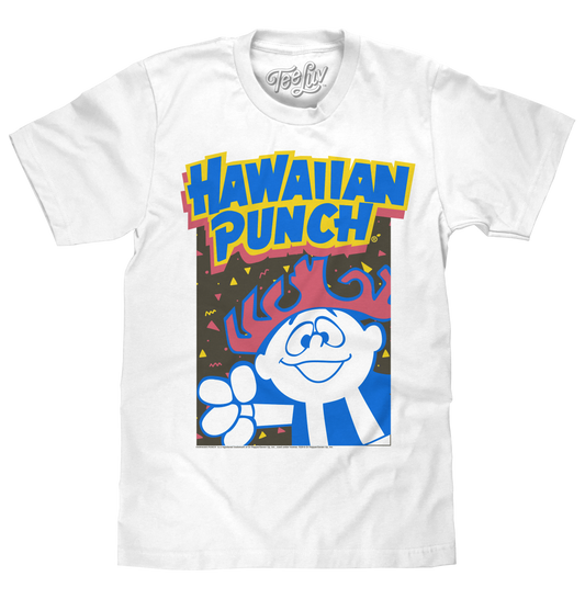Hawaiian Punch Neon Punchy Mens T Shirt White