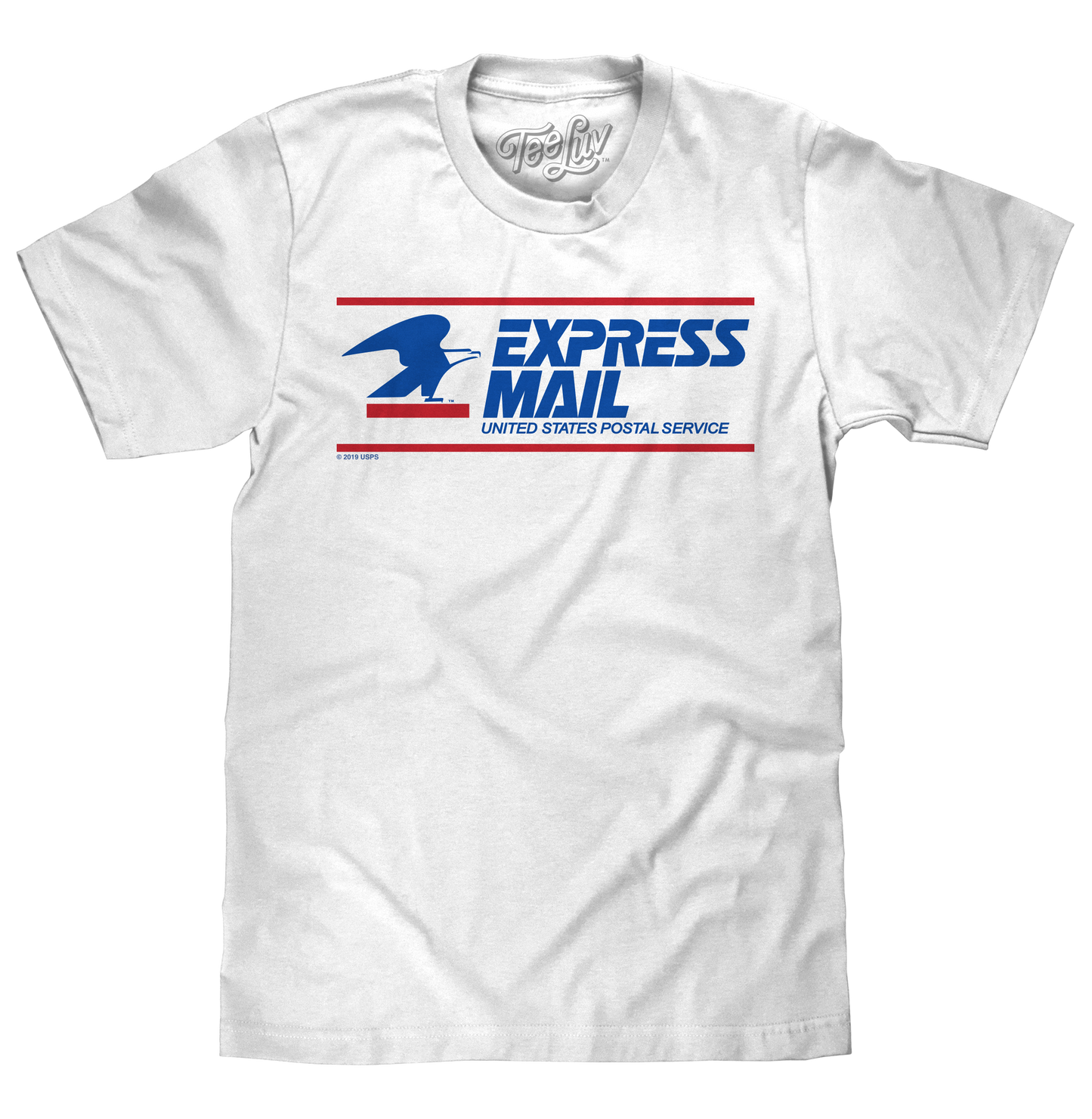 United States Postal Service Express Mail Mens T Shirt White