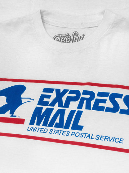 United States Postal Service Express Mail Mens T Shirt White