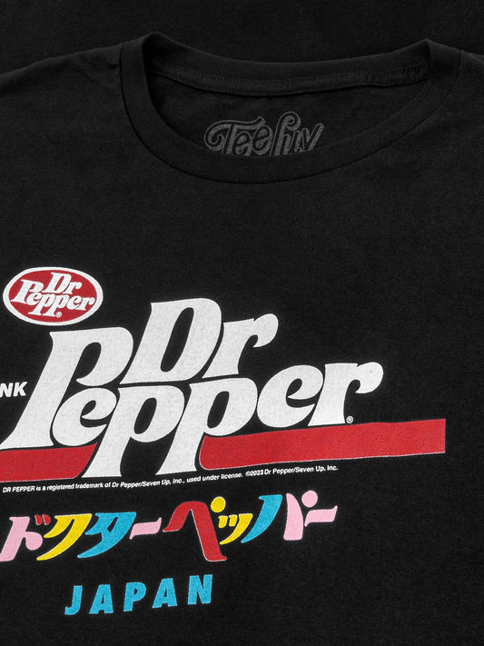 Drink Dr Pepper Japan Mens T Shirt Black