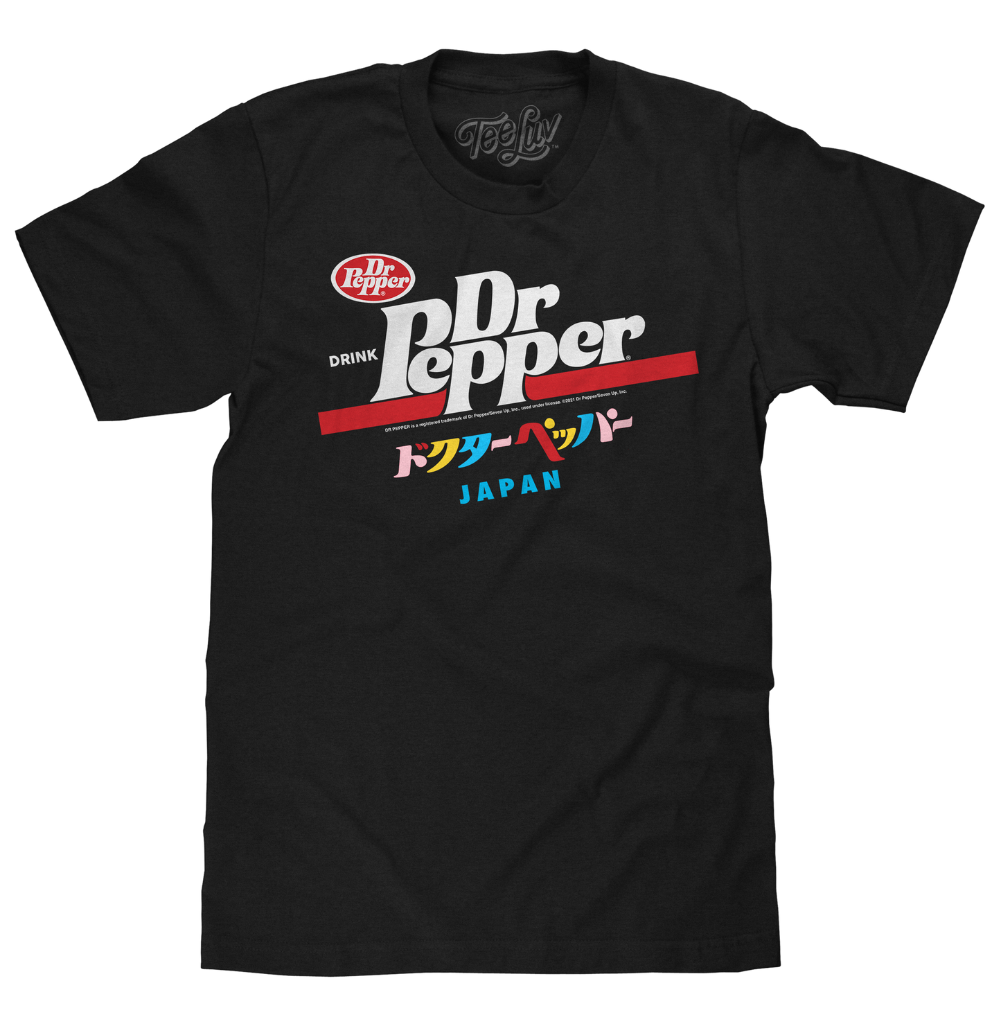 Drink Dr Pepper Japan Mens T Shirt Black