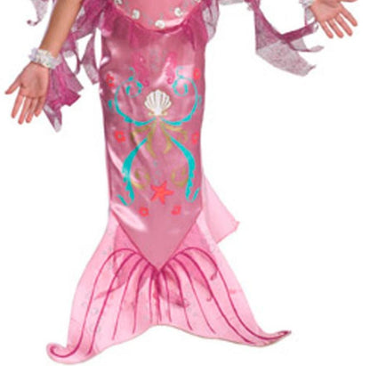 Pink Mermaid Child Girls Costume Size Small 4-6